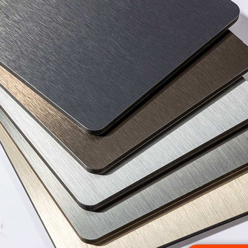 Gold Metal Texture Co-Extrusion Bamboo Charcoal Fiber Panel Carbon Sheet Wood Veneer