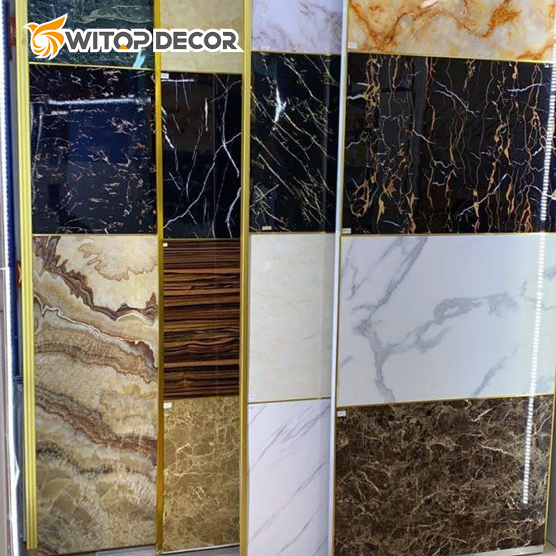 New Design UV Marble PVC Wall Panels Sheet Board Price Interior Decoration