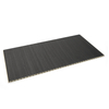 Formaldehyde Fireproof Waterproof Slatted 3D Pure Colour WPC Interior Fluted Wall Panel