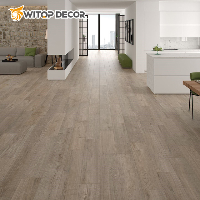 Eco Friendly Easy Clean Vinyl Interlocking Spc Flooring Wear Layer 0.3mm