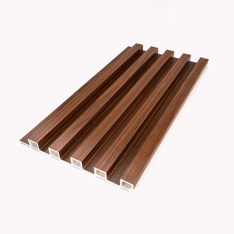 Rich and Inviting Wood Slat Panel for a Cozy Atmosphere