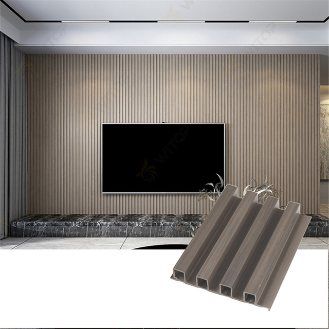 China Factory Free Sample 100% Virgin Bedroom Living Room Interior Wall Cladding WPC Wall Panel