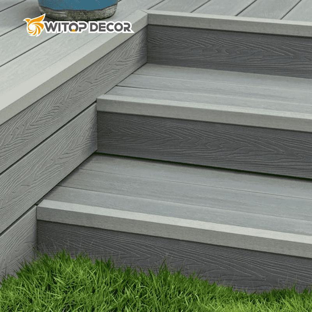 Environment Friendly Plastic Outdoor WPC Decking Deckings Wood Flooring