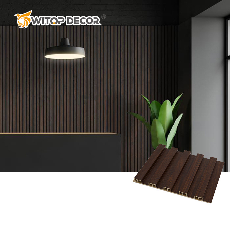 Chanta Pared WPC Factory Embossed Wooden Grains Wall Panel Cladding