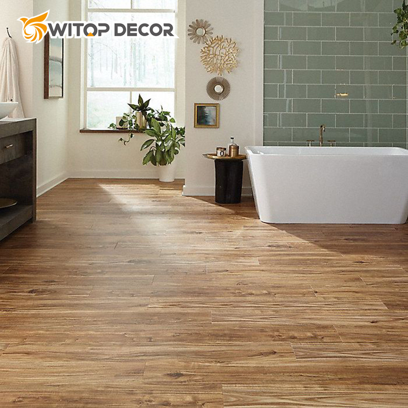 Brush Texture High Quality Europe Oak Real Wood Veneer Spc Flooring with