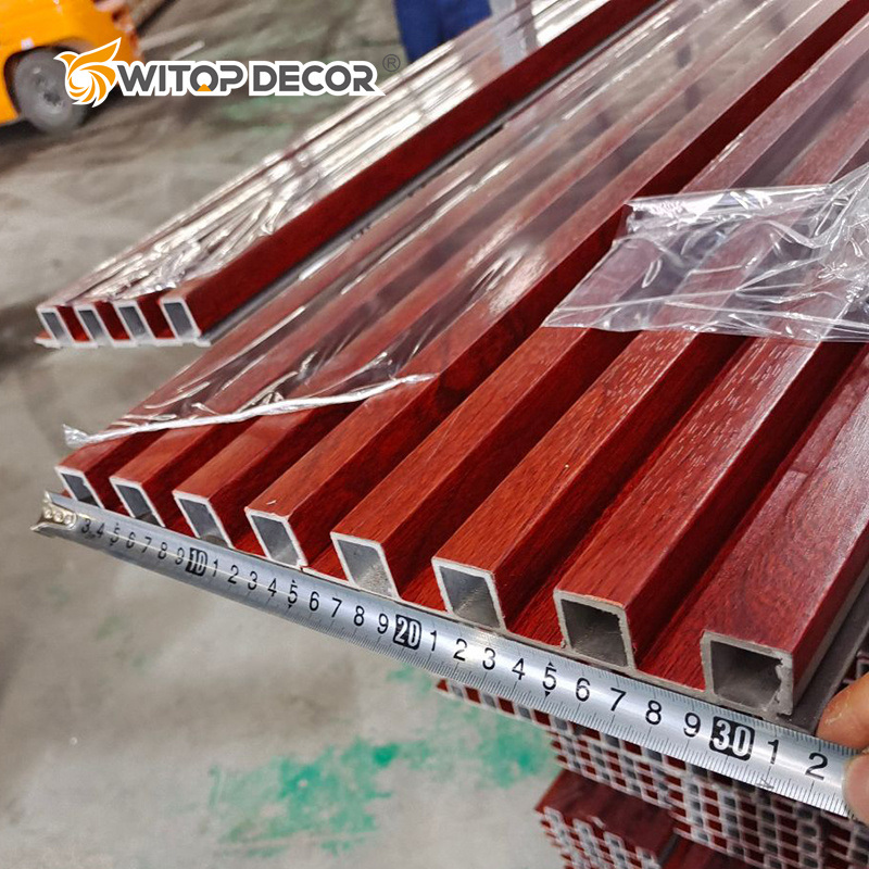 PVC Ceiling Exterior Wall Decorative Cladding Wood Interior WPC Coating Panel