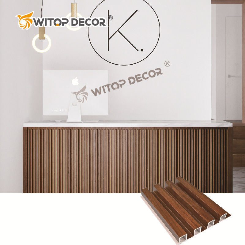 Sound-Absorbing TV Background PVC Quick Install Wood Wall Coating Panels