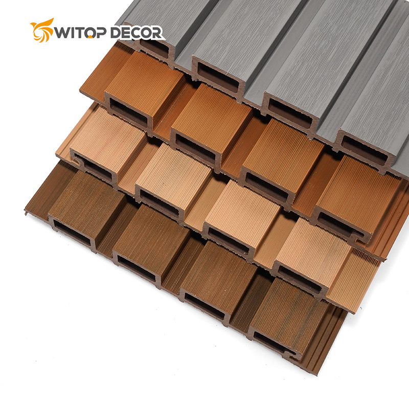 High Strength Outdoor Interlocking Tiles Wood Deck WPC Cladding