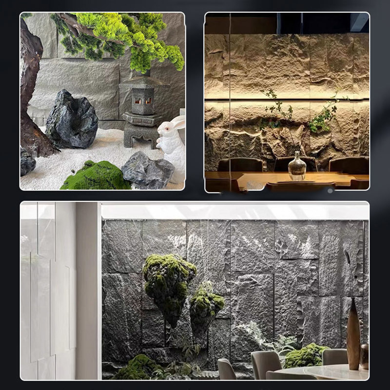 Cultural Decorative Artificial Brick Wall Stone PU Stone