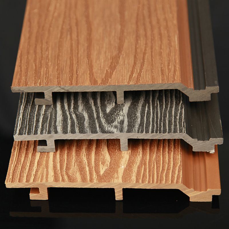 Cladding Fluted Decoration 3D WPC Wall Panel