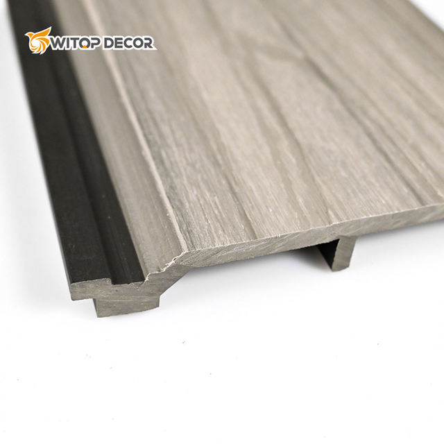 Exterior Anti-UV Batten Design Capped WPC Wall Cladding