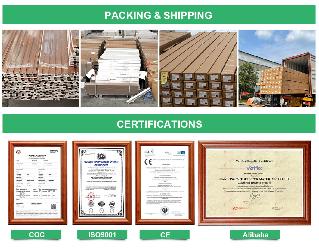 Static Resistant WPC Material Interior Wall Panel Cladding