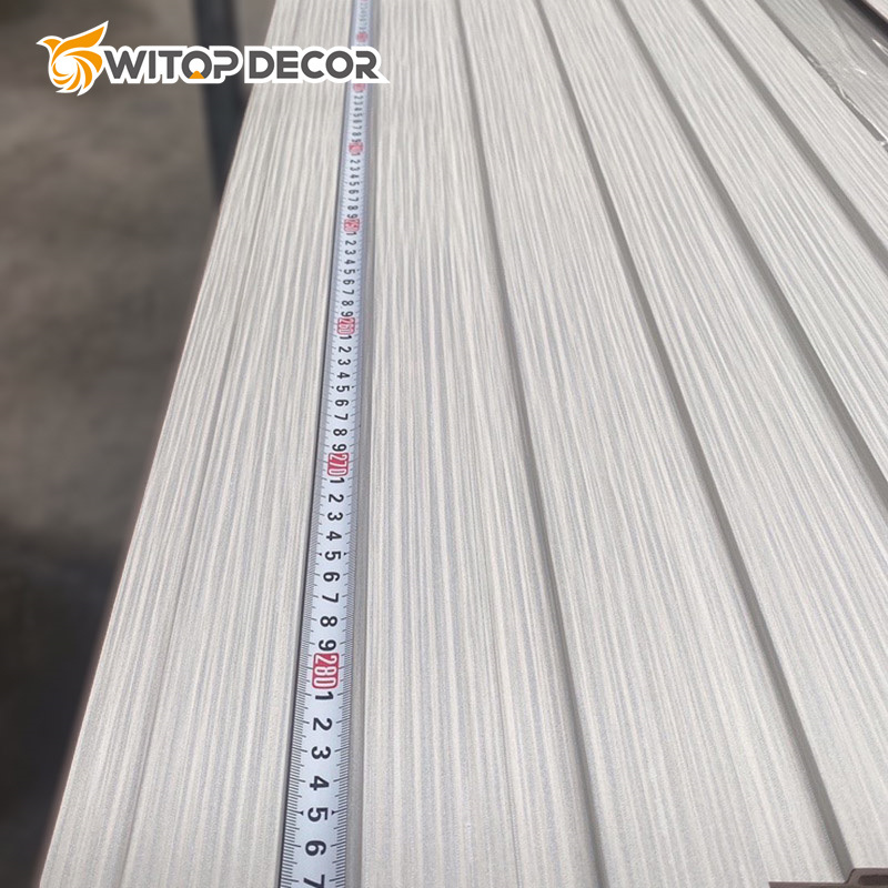 Custom Interior Decorative Strip Wood Alternative WPC Wall Panel