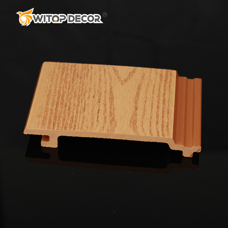 Exterior WPC Fluted Shuttered Blind Outside Wall Cladding Panel