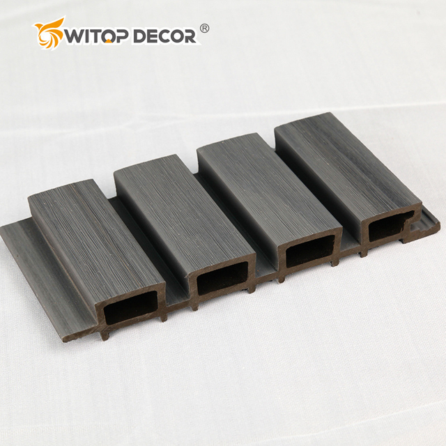 Factory Exterior Decor WPC Cladding Fluted WPC Wall Panel