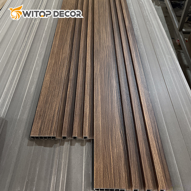 12 Popular Color for Optional Customized Louver WPC Wall Panel