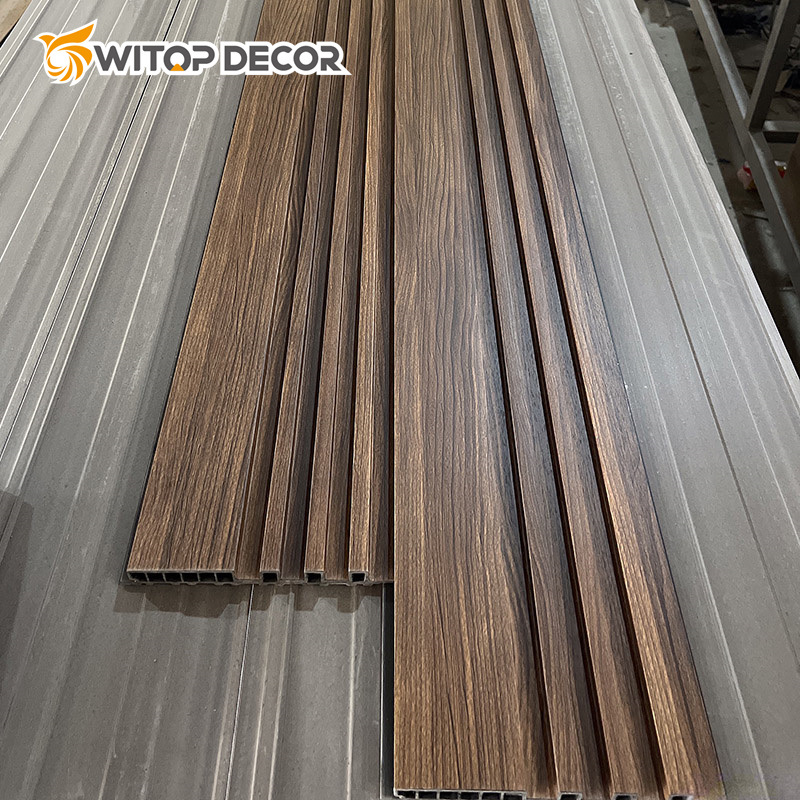 12 Popular Color for Optional Customized Louver WPC Wall Panel