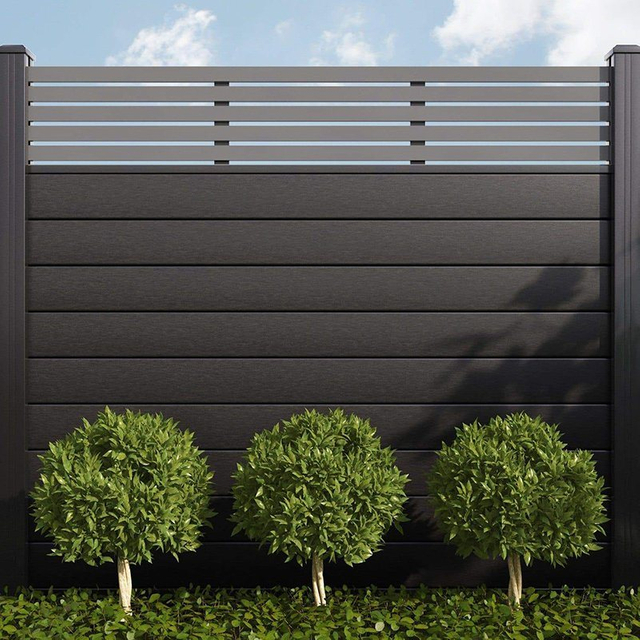 Garden WPC Fence DIY Outdoor WPC Fencing WPC Composite Fence