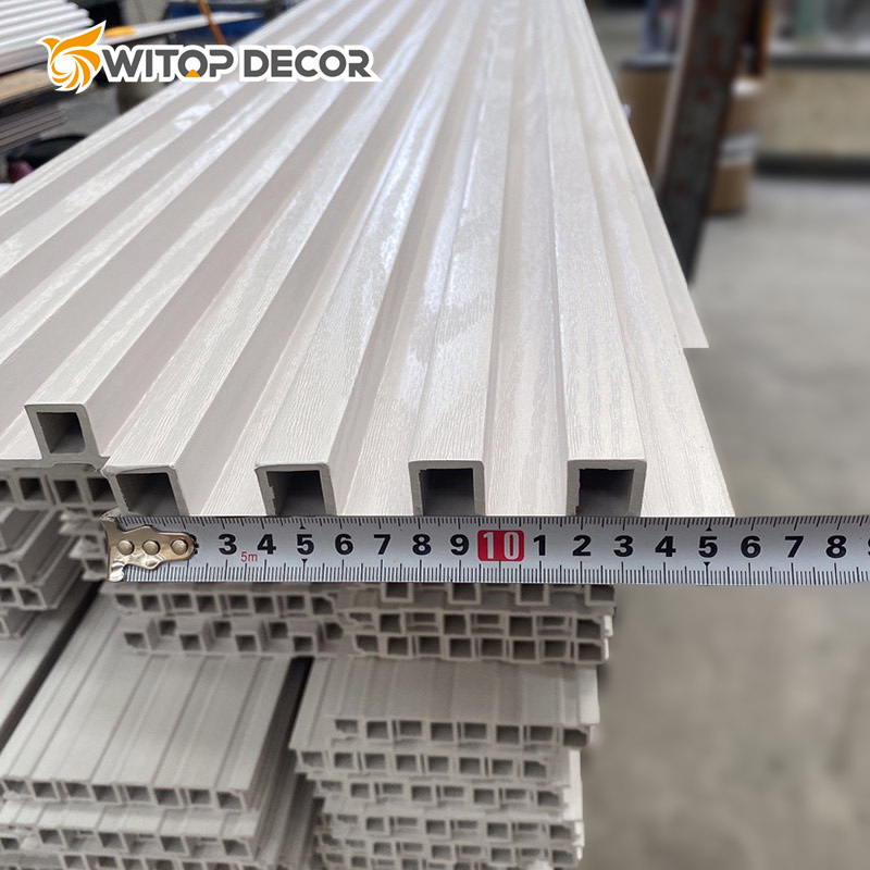 Wood Grain Laminated Decorative Indoor WPC Wall Panel