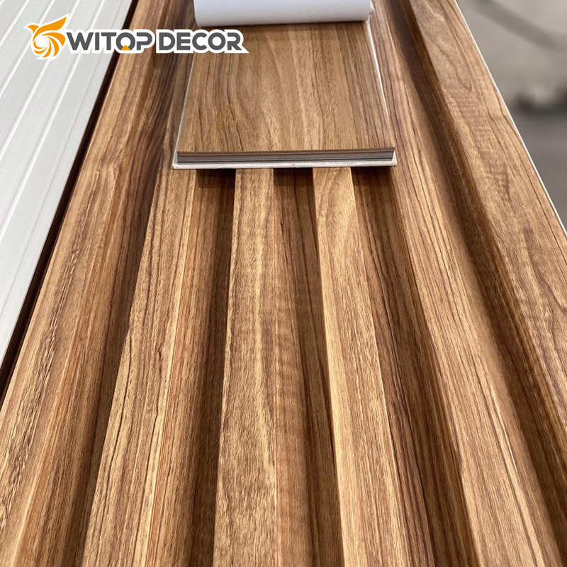High Quality Hot Sale Teak Surface Wooden WPC Wall Panel