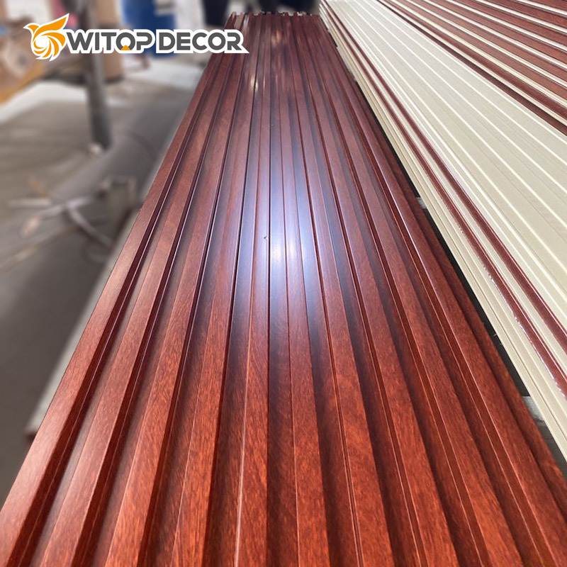 Wood Plastic Composite WPC Wall Cladding Wood Grain Panels