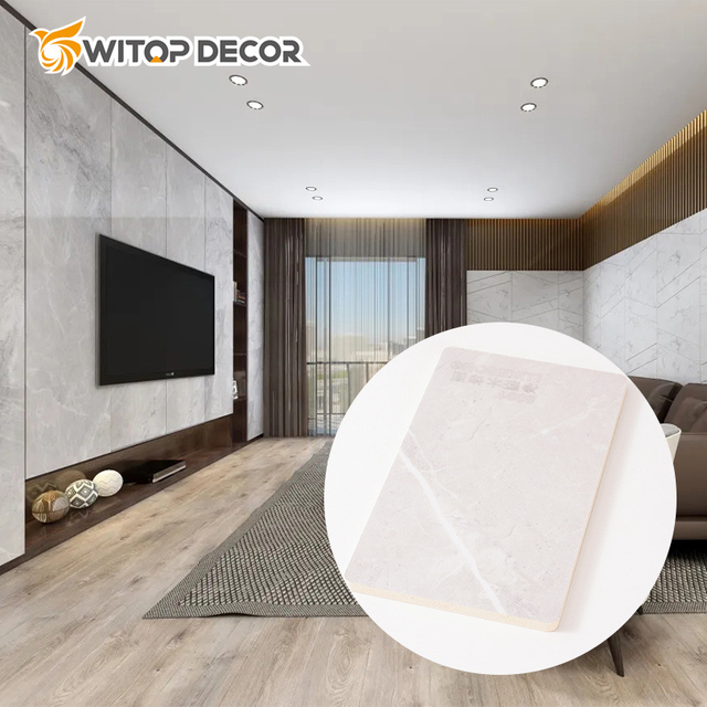 PVC Marble Sheet Wood Veneer Charcoal Panel Bamboo Charcoal Decoration Factory