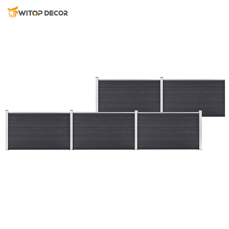 WPC Composite Wood Screen Fence with Various Sizes