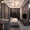 Easy to Install and Easy to Clean WPC Wall Panel Marble Bamboo Charcoal Wood Veneer