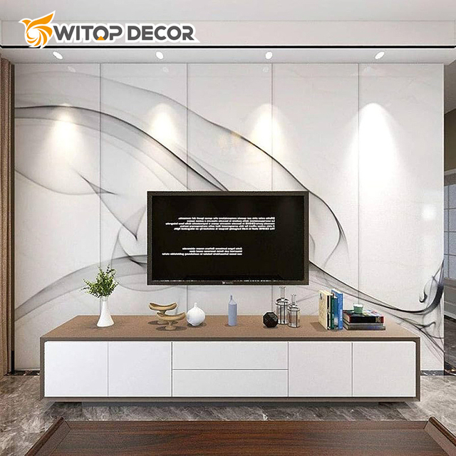 Customization Size Bamboo Charcoal Wood Veneer Marble and Wood Grain Colors