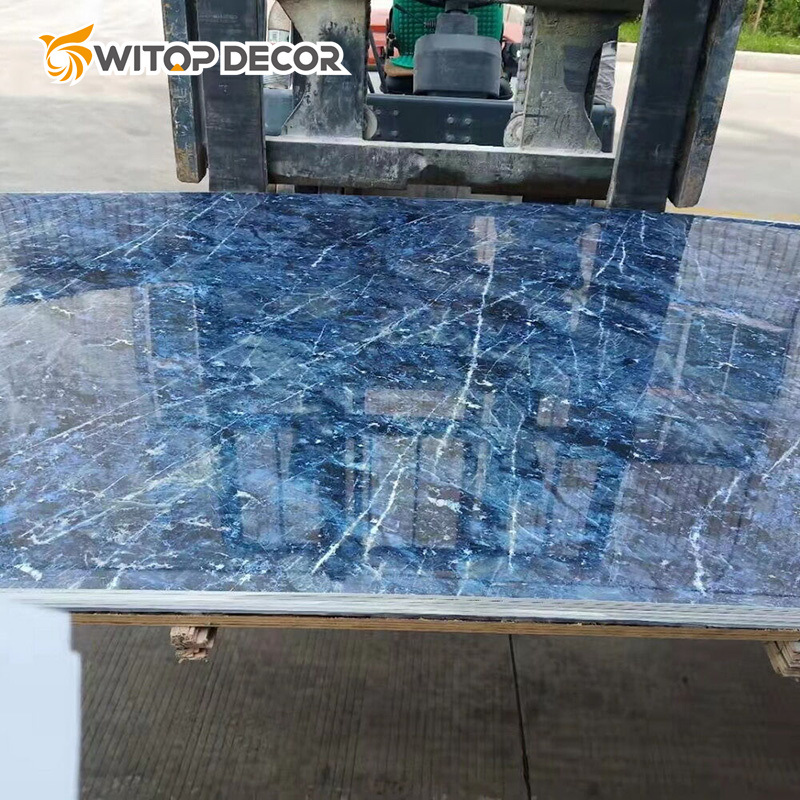 High Quality UV 3D PVC Marble Sheet for Decoration
