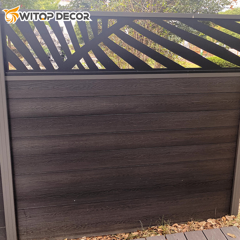 Outdoor DIY WPC Fence WPC Fencing Board Decking Boards