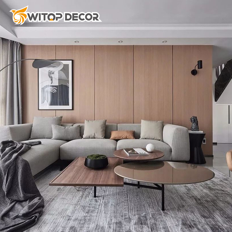 Witop WPC Wood Slat Panel Wall Cladding WPC Wall Panel Indoor Decorative Panel Quality Warranty