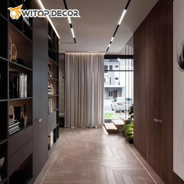 Witop WPC Wood Slat Panel Wall Cladding WPC Wall Panel Indoor Decorative Panel Quality Warranty