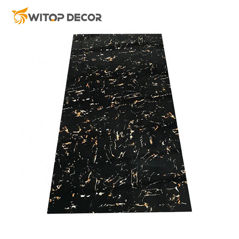 Quick Installation UV Coated Popular Styles PVC Marble Sheet for Indoor Decoration