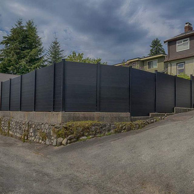 Residential Semi Privacy Vinyl Outdoor Garden PVC Fence