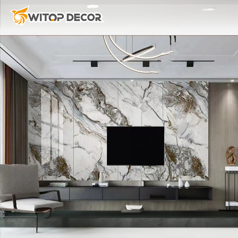 High Gloss Marble Texture UV MDF