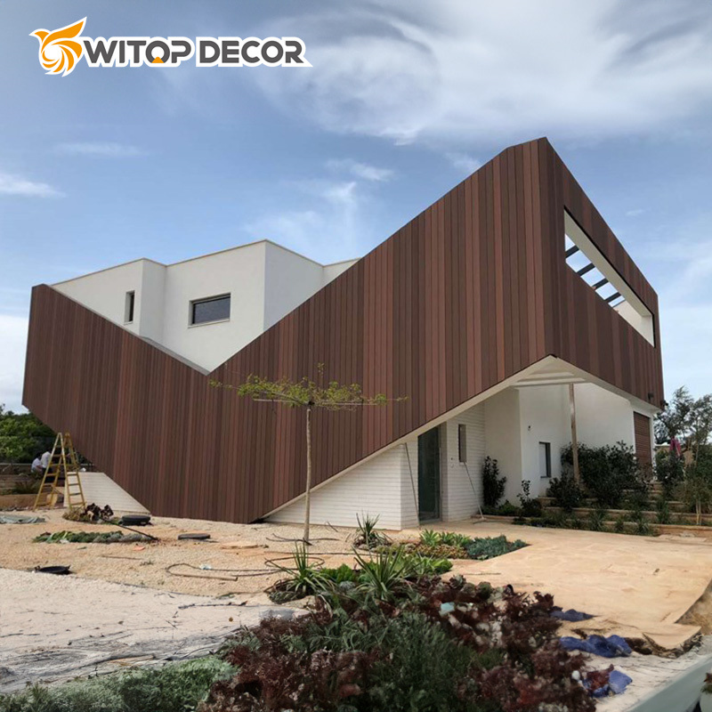 Villa WPC Wall Cladding and Waterproof Wood Plastic Composite WPC Wall Panel for Sale