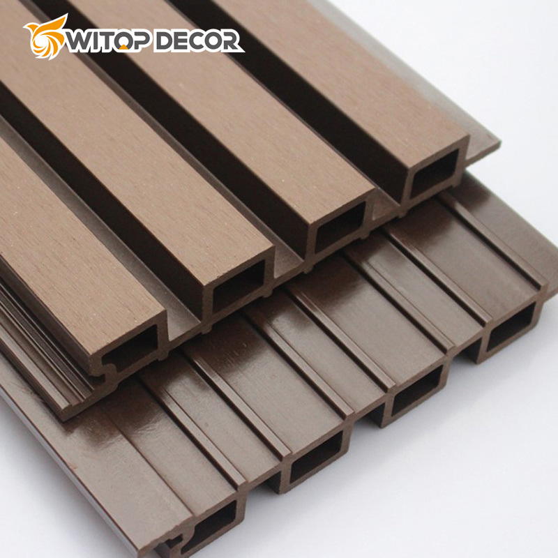 3D Embossed Oak Wood Grain WPC Wall Cladding