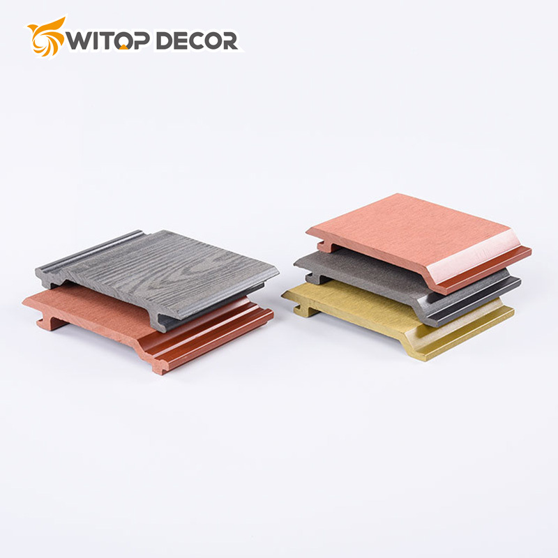 Exterior Anti-Rot Outdoor Wood Plastic Composite WPC Wall Cladding