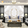 Chinese Manufacturer 1220X2440mm/2900mm* 3mm PVC Marble Sheet UV Coating Wall Panel Sheet
