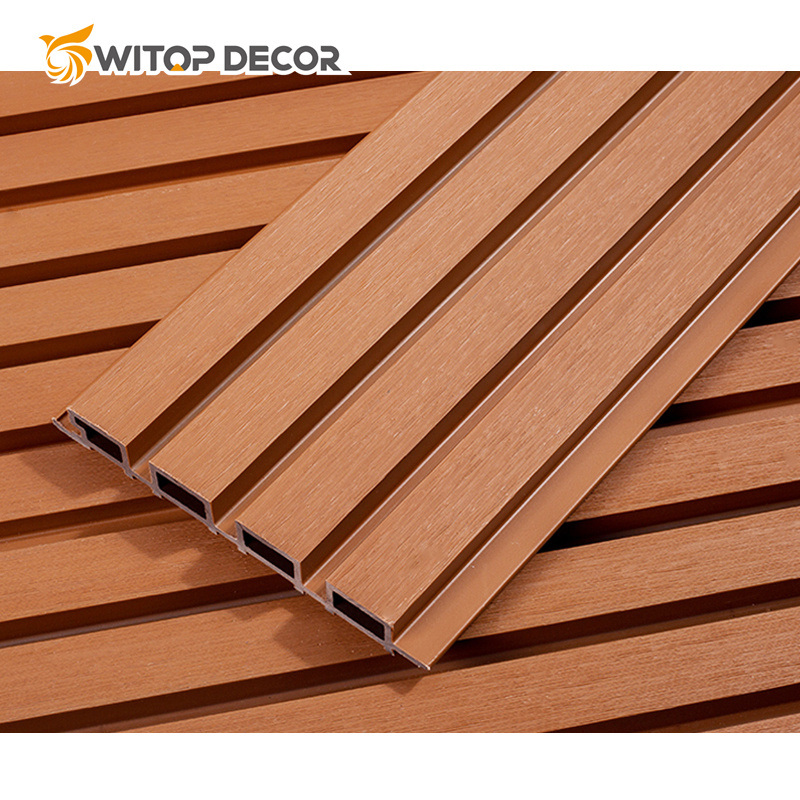 Wood Composite Panel Exterior WPC Wall Panel Outdoor Wall Panel Cladding