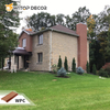 3D Wooden Composite WPC Wall Cladding Outdoor Plastic WPC Wall Panel Decoration