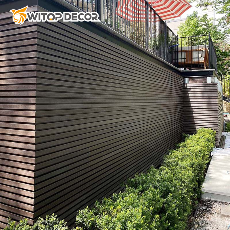 Outer Wall Cladding WPC Wall Cladding Fasade Panel Wall Cladding
