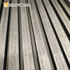 Wood Grille Waterproof WPC Composite Wall Panels Cladding WPC Wall Panel