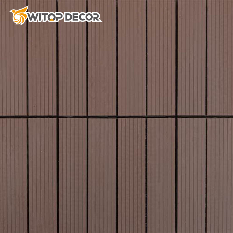 Swimming Pool Wood Flooring Outdoor WPC Decking Exterior 25X140