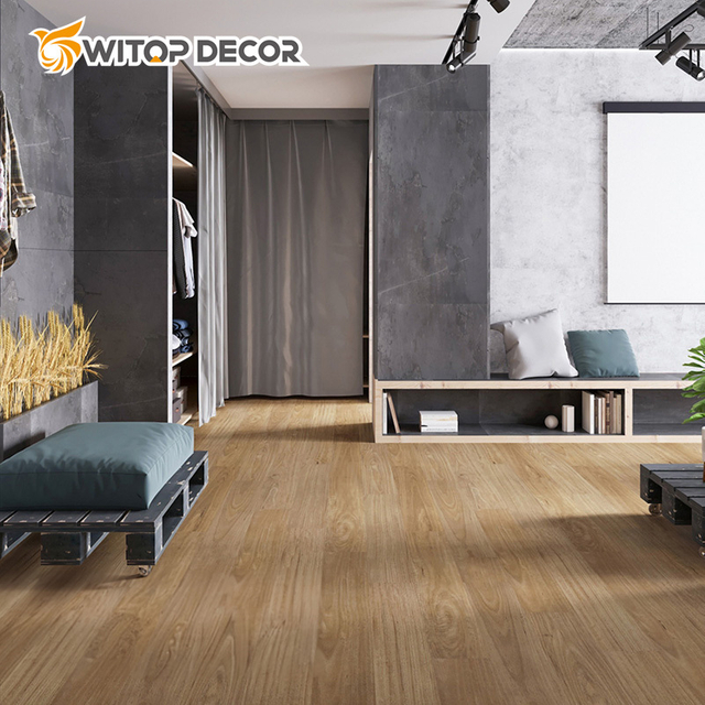 100% Waterproof 4mm 5mm Vinyl Spc Flooring Plank