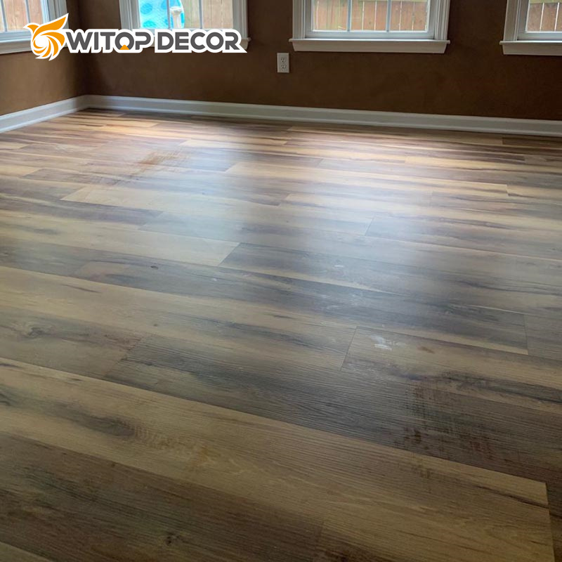 4mm/5mm/6mm Spc Vinyl Plank Floor Easy Maintenance Spc Flooring for Bathroom