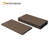 Waterproof and Sun-Resistant Wood-Plastic Flooring for Outdoor Courtyards WPC Decking