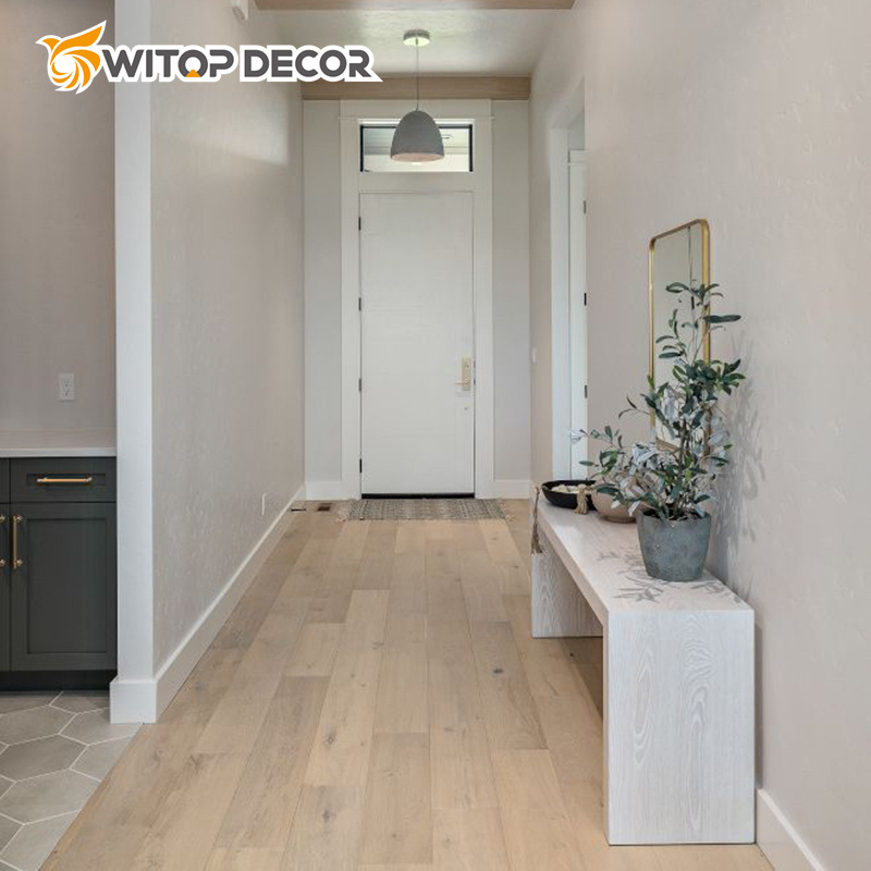 Friendly Fireproof Anti Slip Oak Rigid Core Vinyl Click Tile Spc Flooring