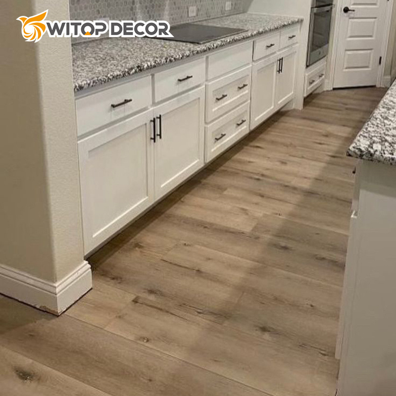 Customized Size Thickness Stylish Oak-Effect Spc Flooring for Modern Designs